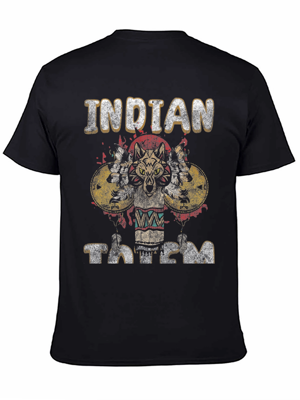 Indian Totem Graphic T-Shirt