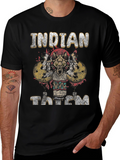 Indian Totem Graphic T-Shirt