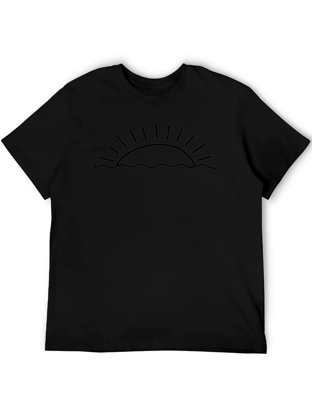 Minimalist Sunset Graphic T-Shirt