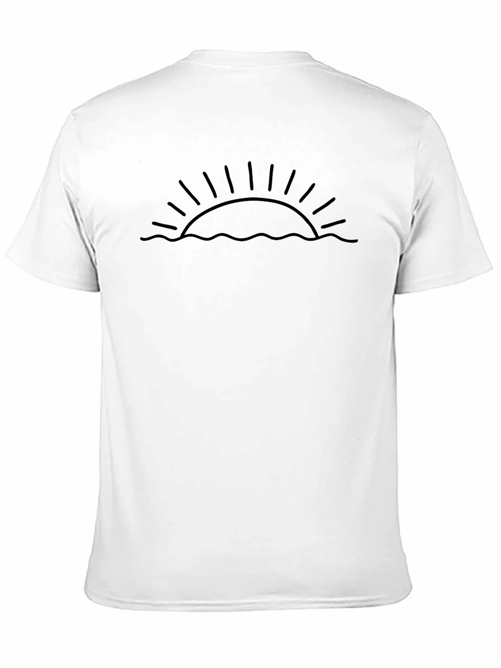 Minimalist Sunset Graphic T-Shirt
