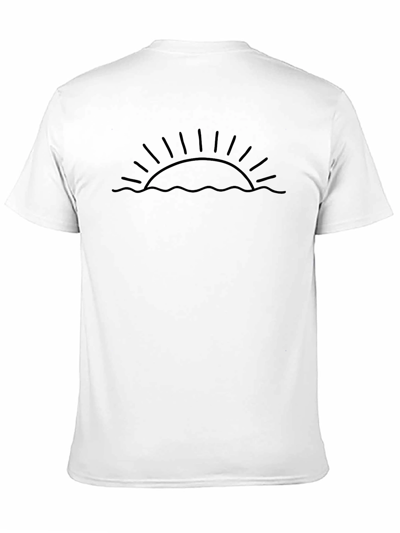 Minimalist Sunset Graphic T-Shirt