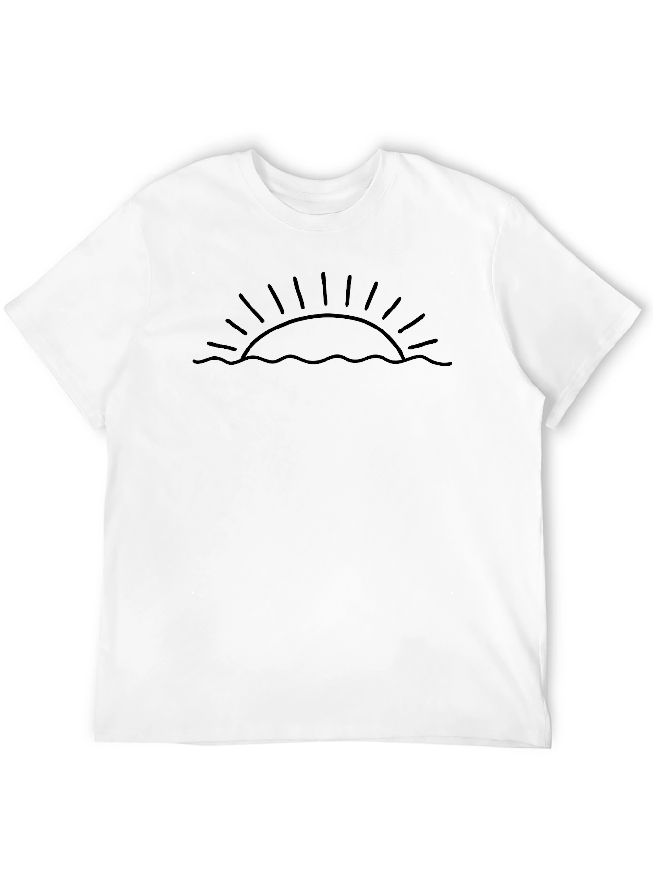 Minimalist Sunset Graphic T-Shirt
