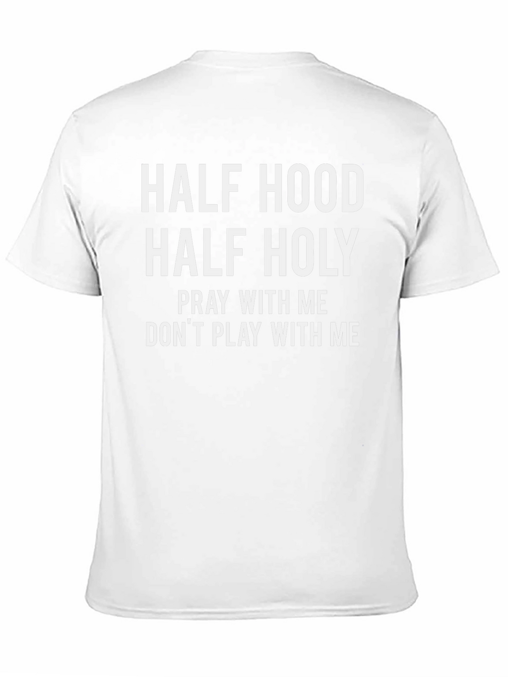 Half Hood Half Holy Graphic Tee