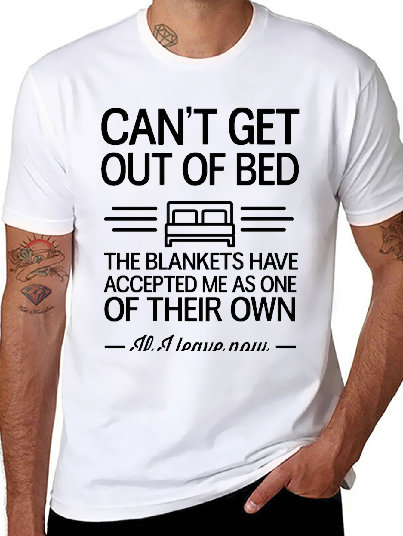 Cant Get Out of Bed Funny T-Shirt