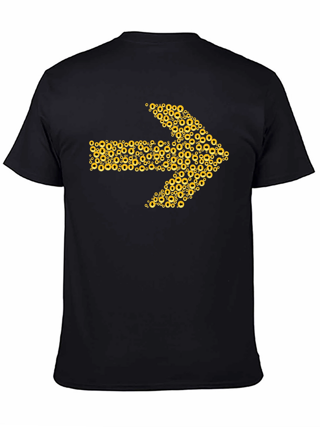 Arrow Design Black Graphic Tee