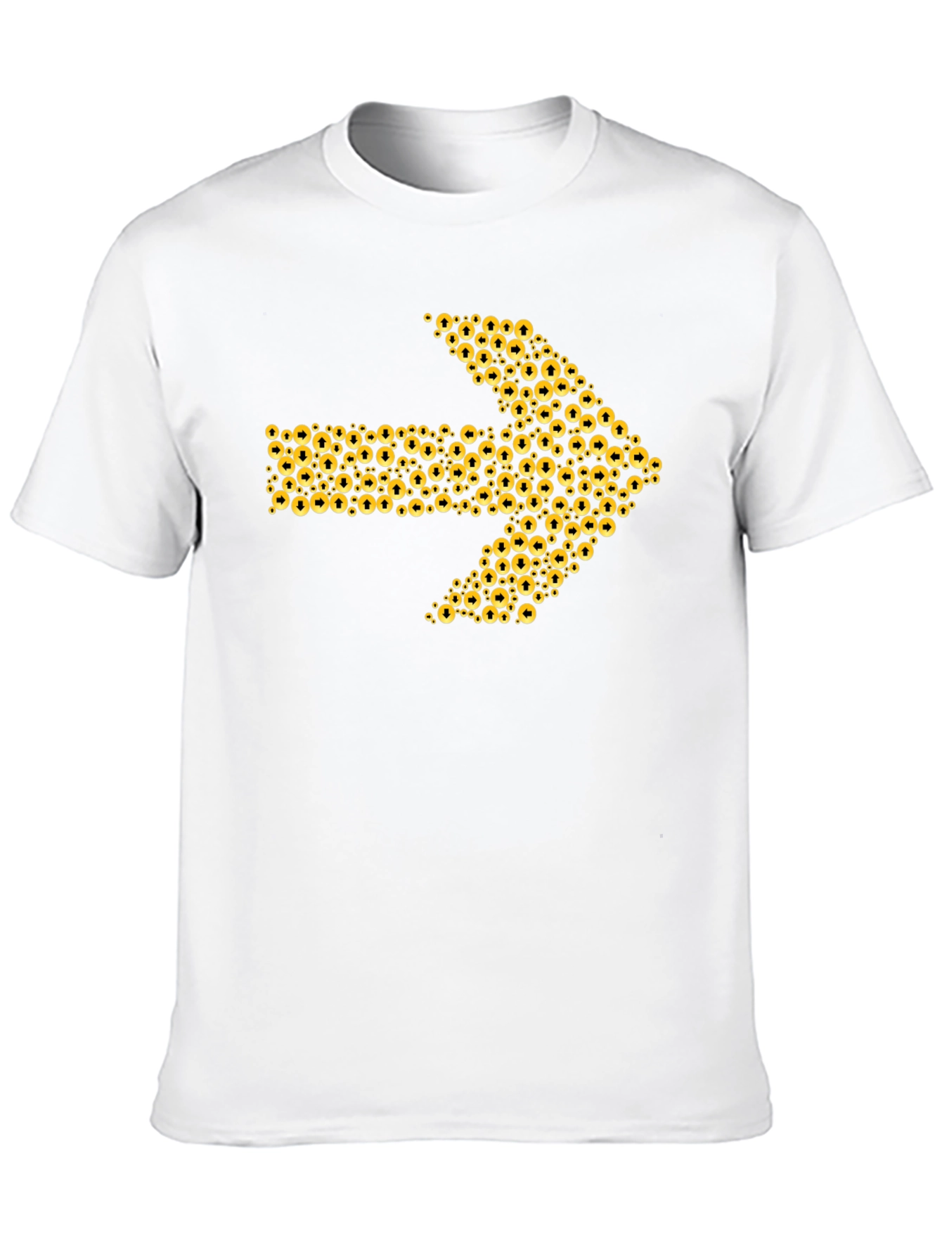 Arrow Design Black Graphic Tee