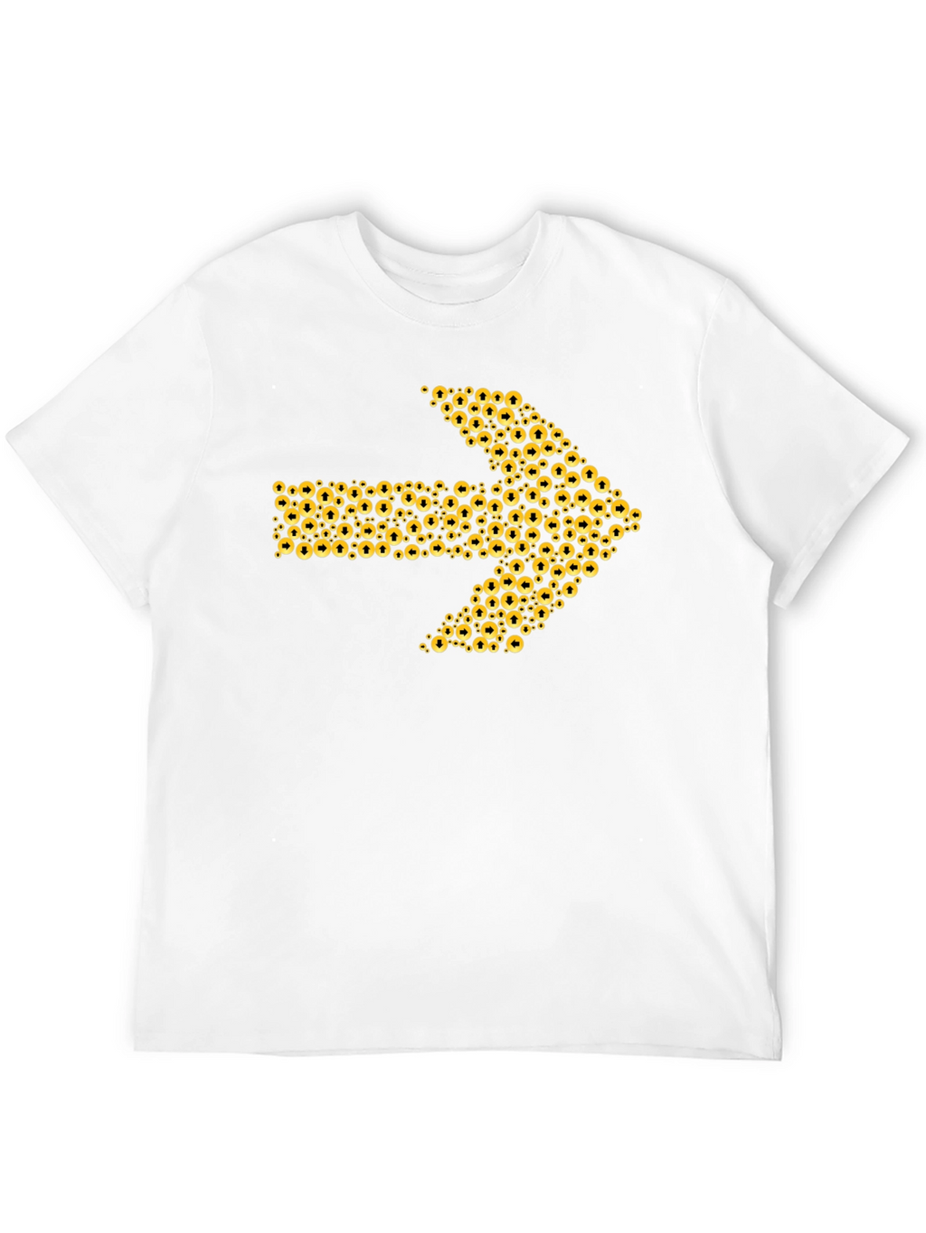 Arrow Design Black Graphic Tee