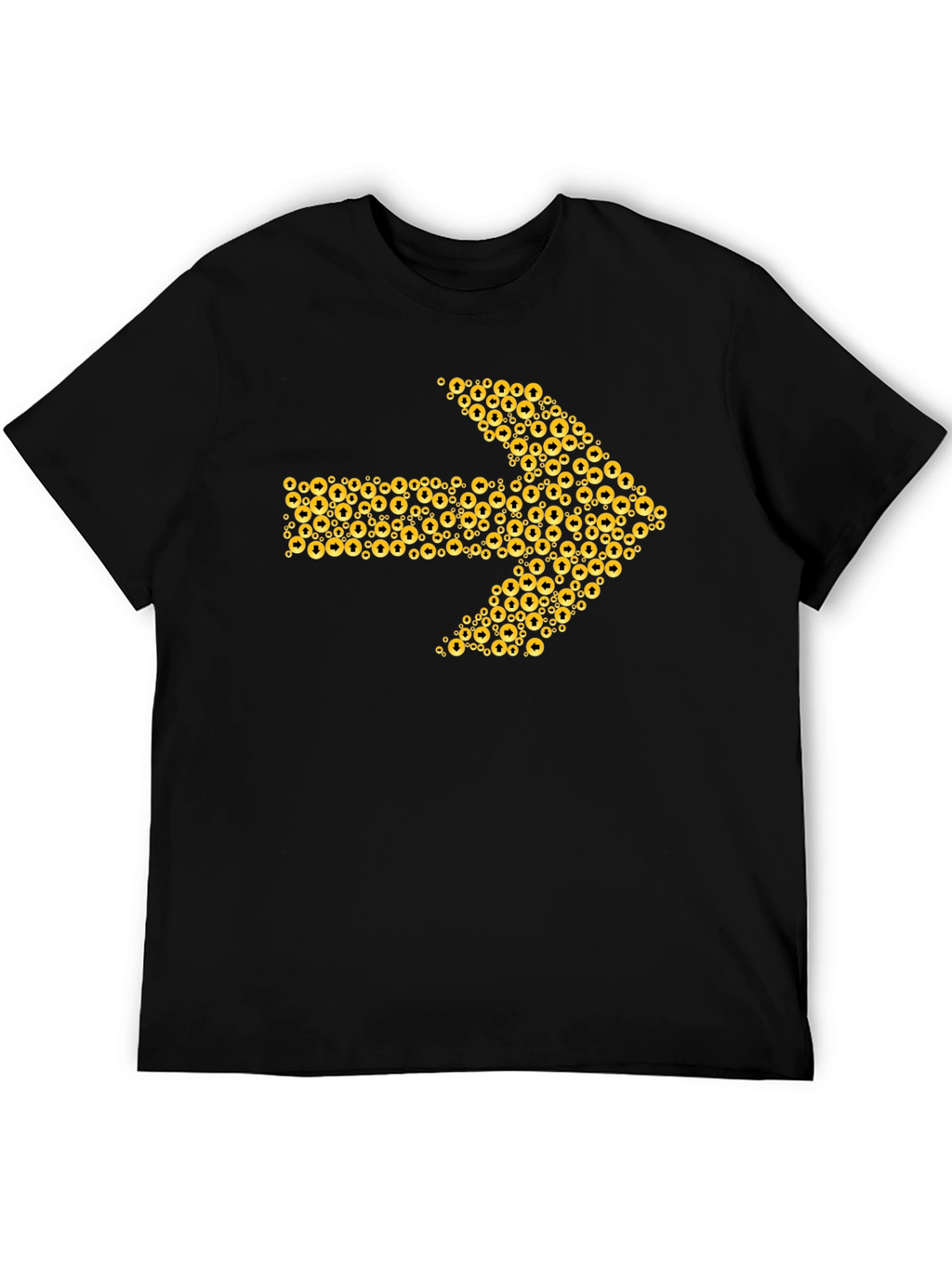 Arrow Design Black Graphic Tee