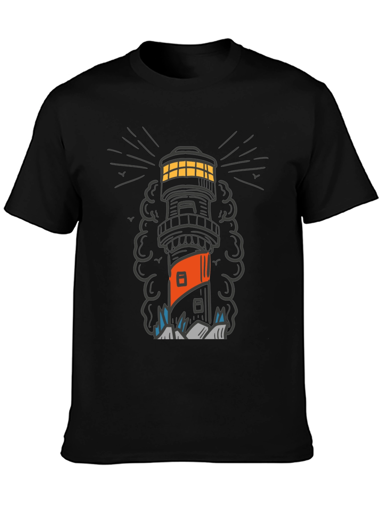 Lighthouse Graphic Tee - Coastal Style