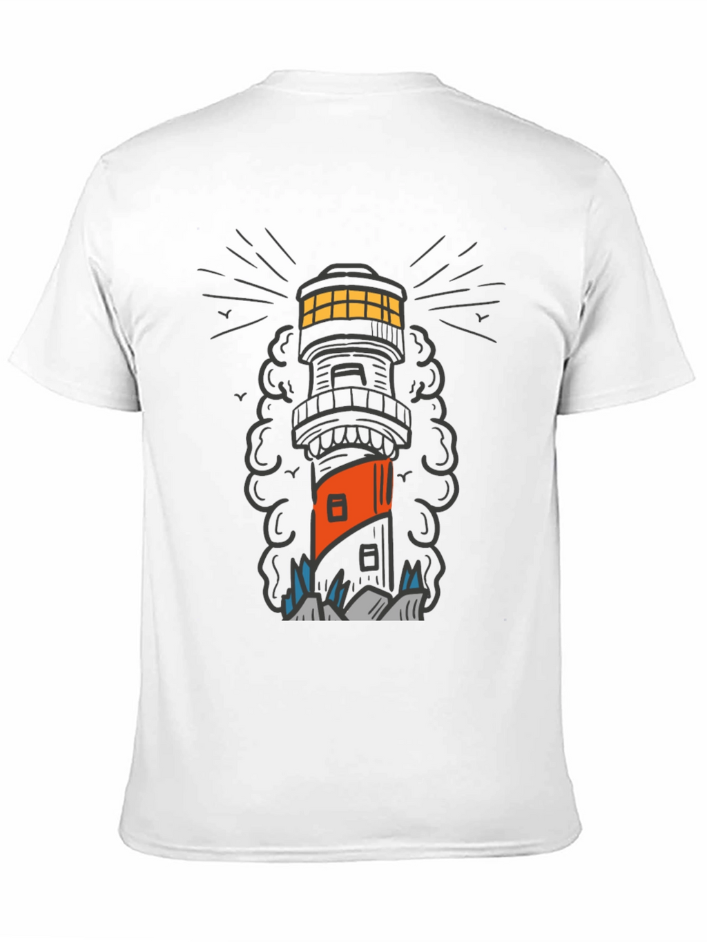 Lighthouse Graphic Tee - Coastal Style