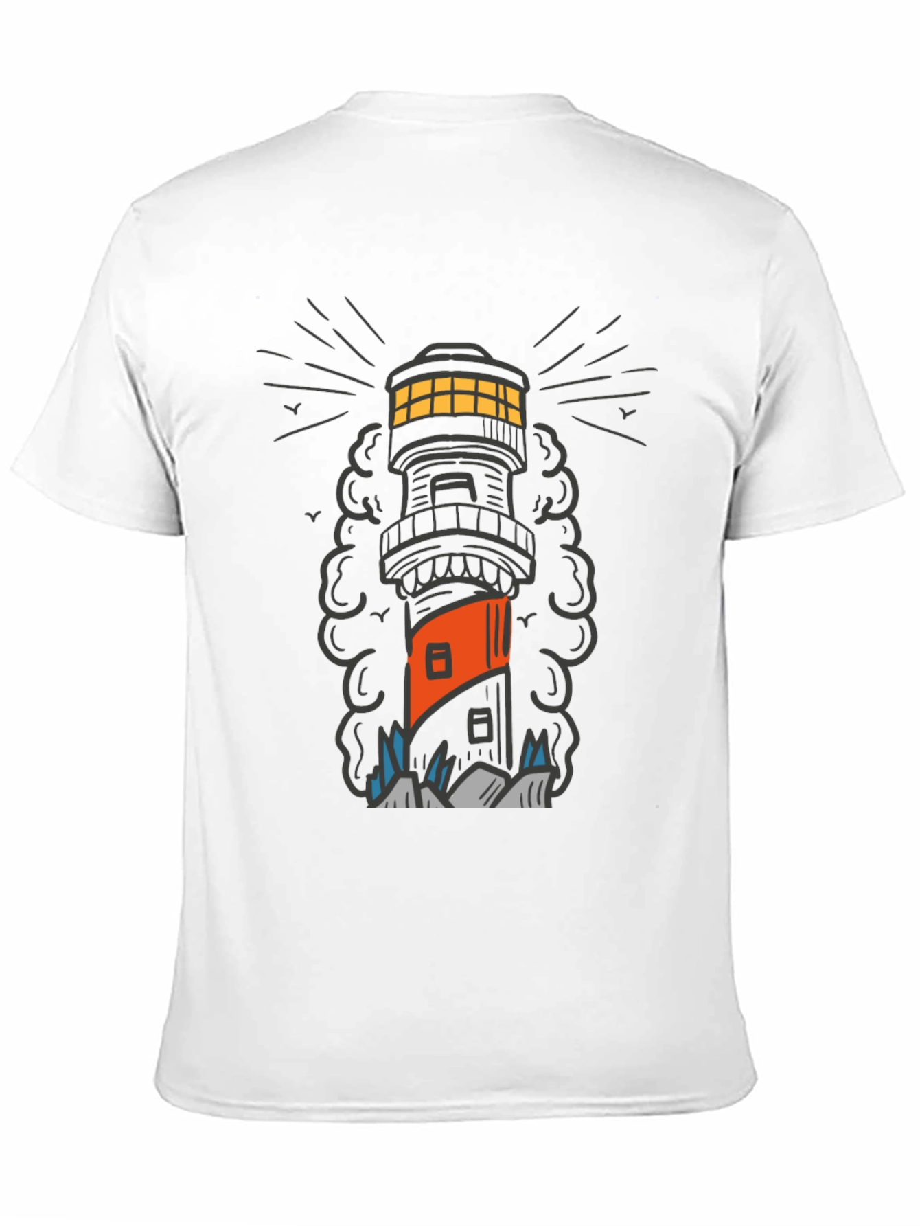 Lighthouse Graphic Tee - Coastal Style