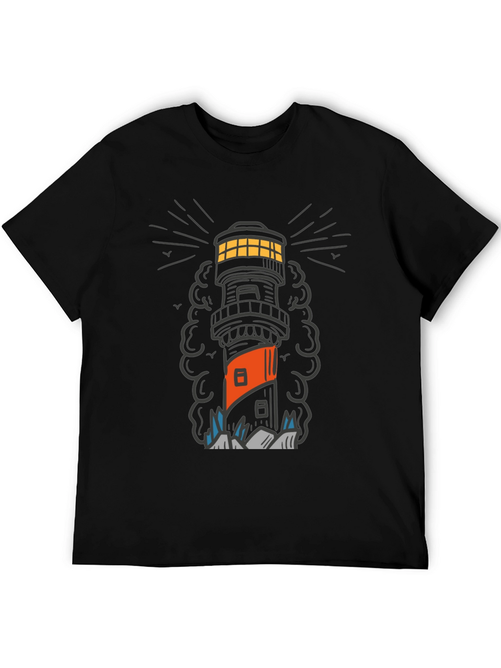 Lighthouse Graphic Tee - Coastal Style