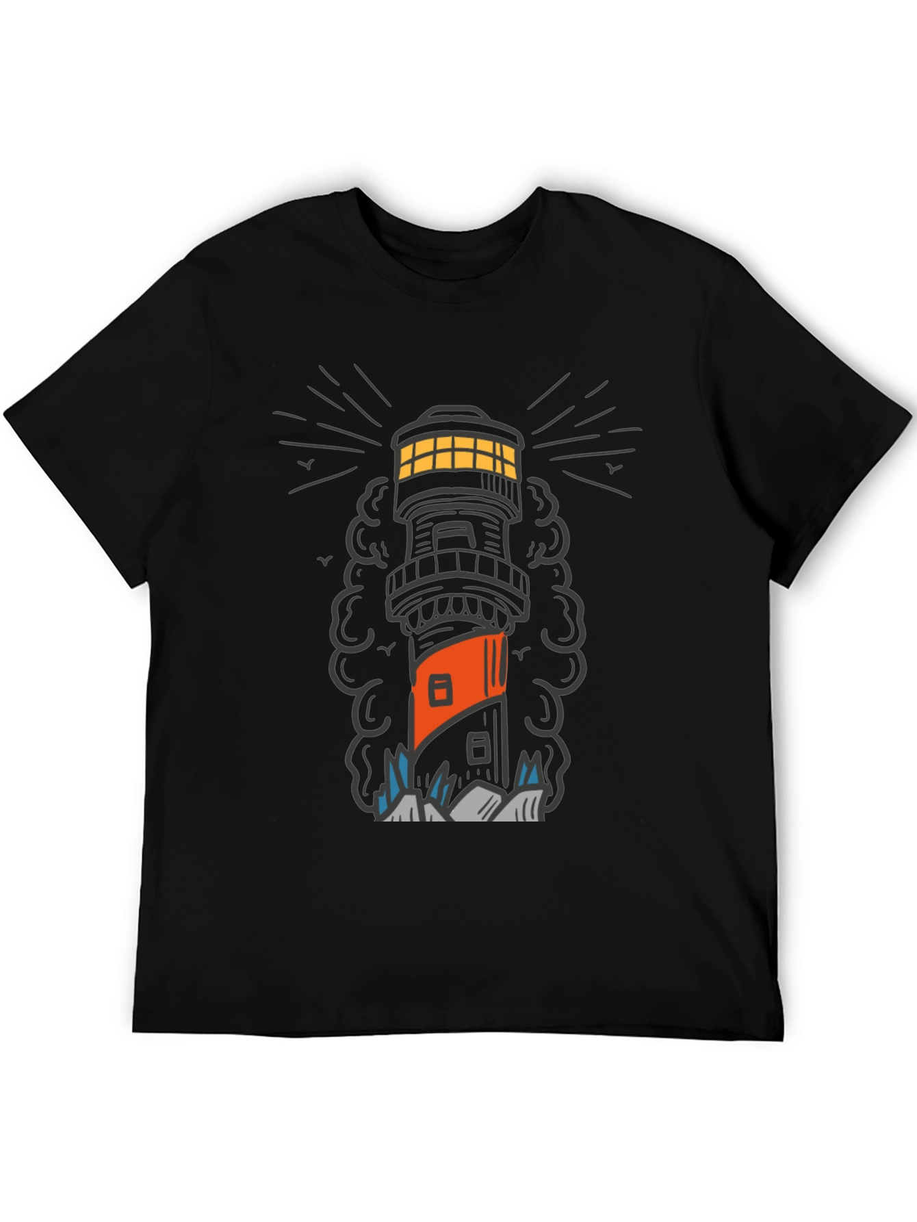 Lighthouse Graphic Tee - Coastal Style