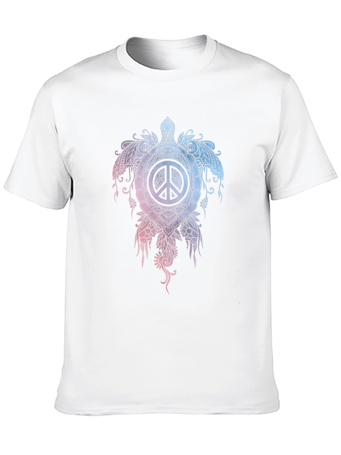 Peace Turtle Black T-Shirt