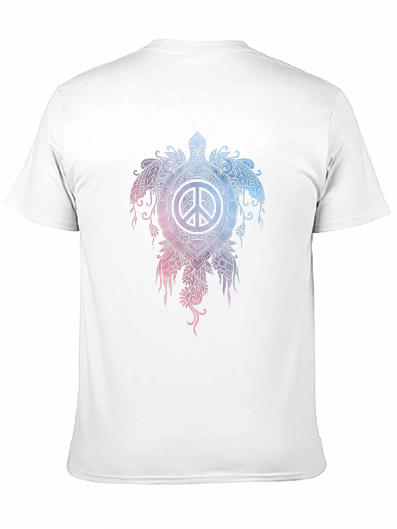 Peace Turtle Black T-Shirt