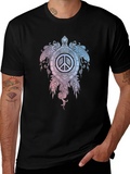 Peace Turtle Black T-Shirt