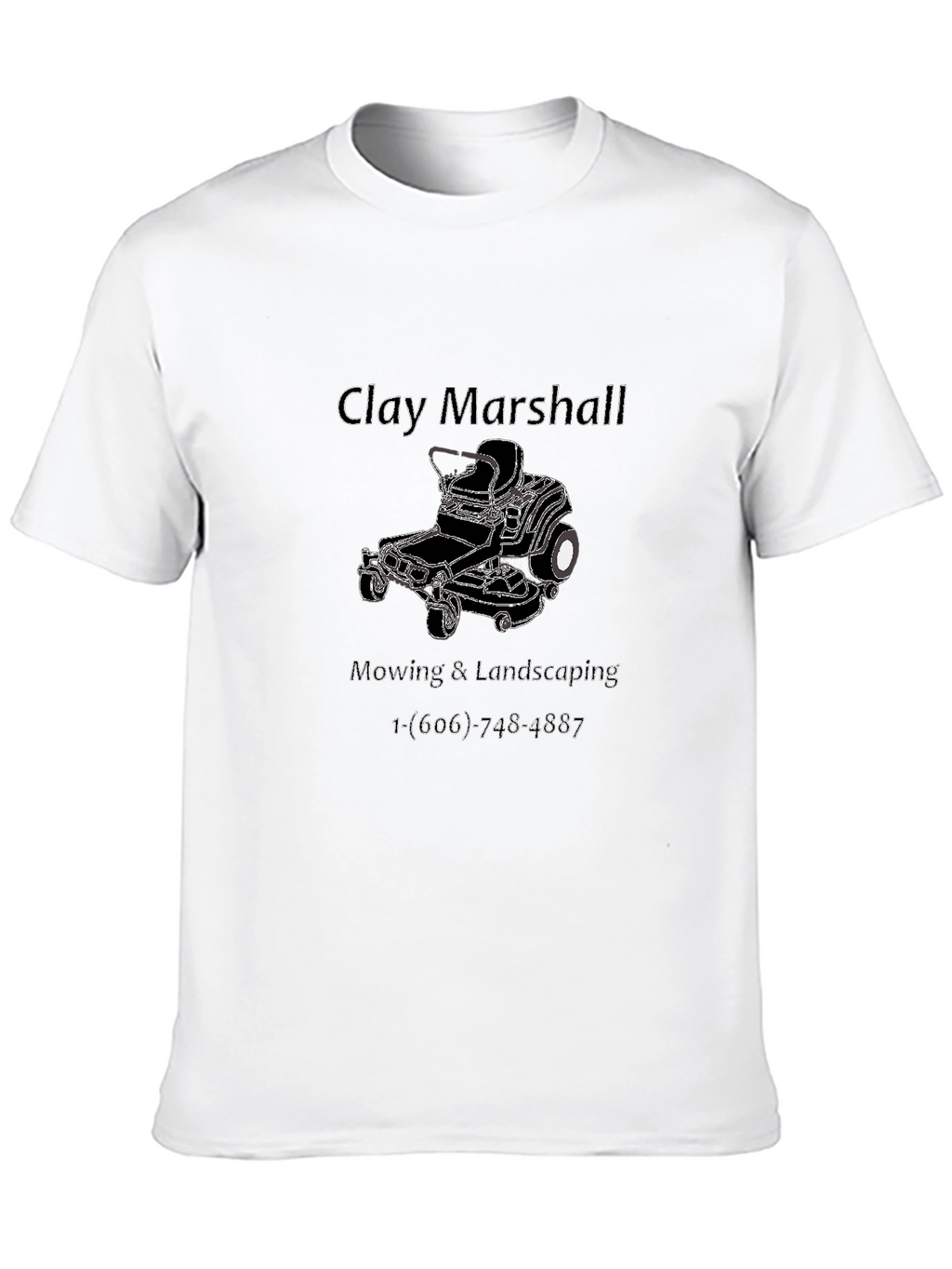 Clay Marshall Mowing T-Shirt