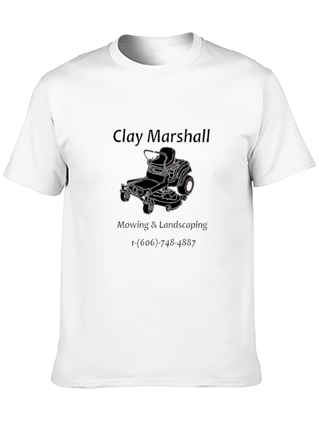 Clay Marshall Mowing T-Shirt