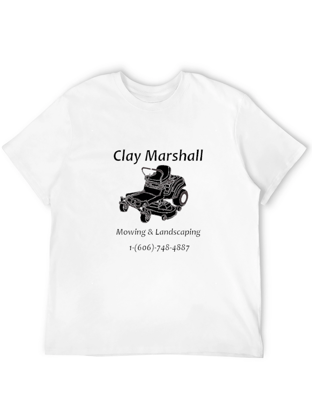 Clay Marshall Mowing T-Shirt