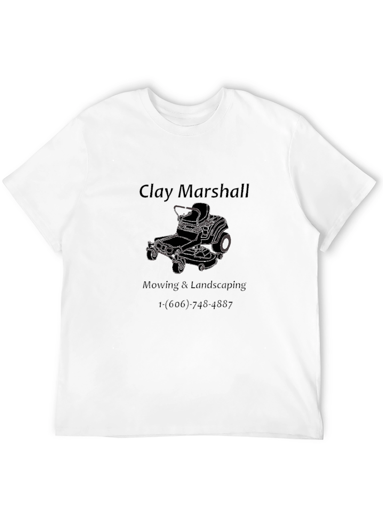 Clay Marshall Mowing T-Shirt