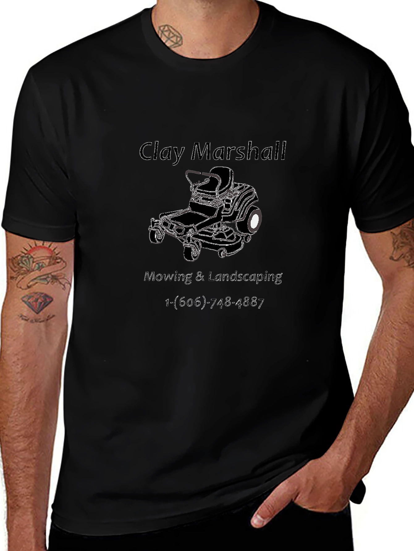 Clay Marshall Mowing T-Shirt