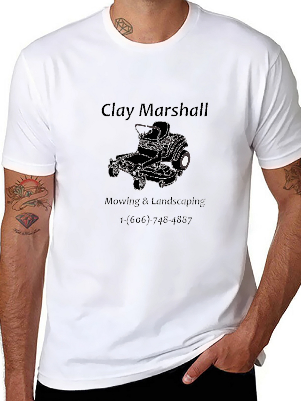 Clay Marshall Mowing T-Shirt