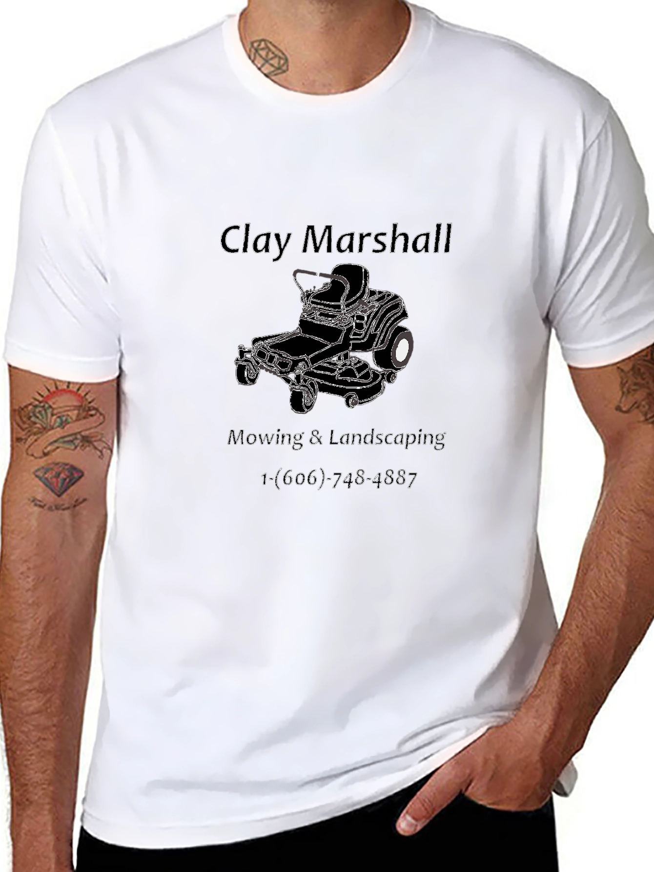 Clay Marshall Mowing T-Shirt