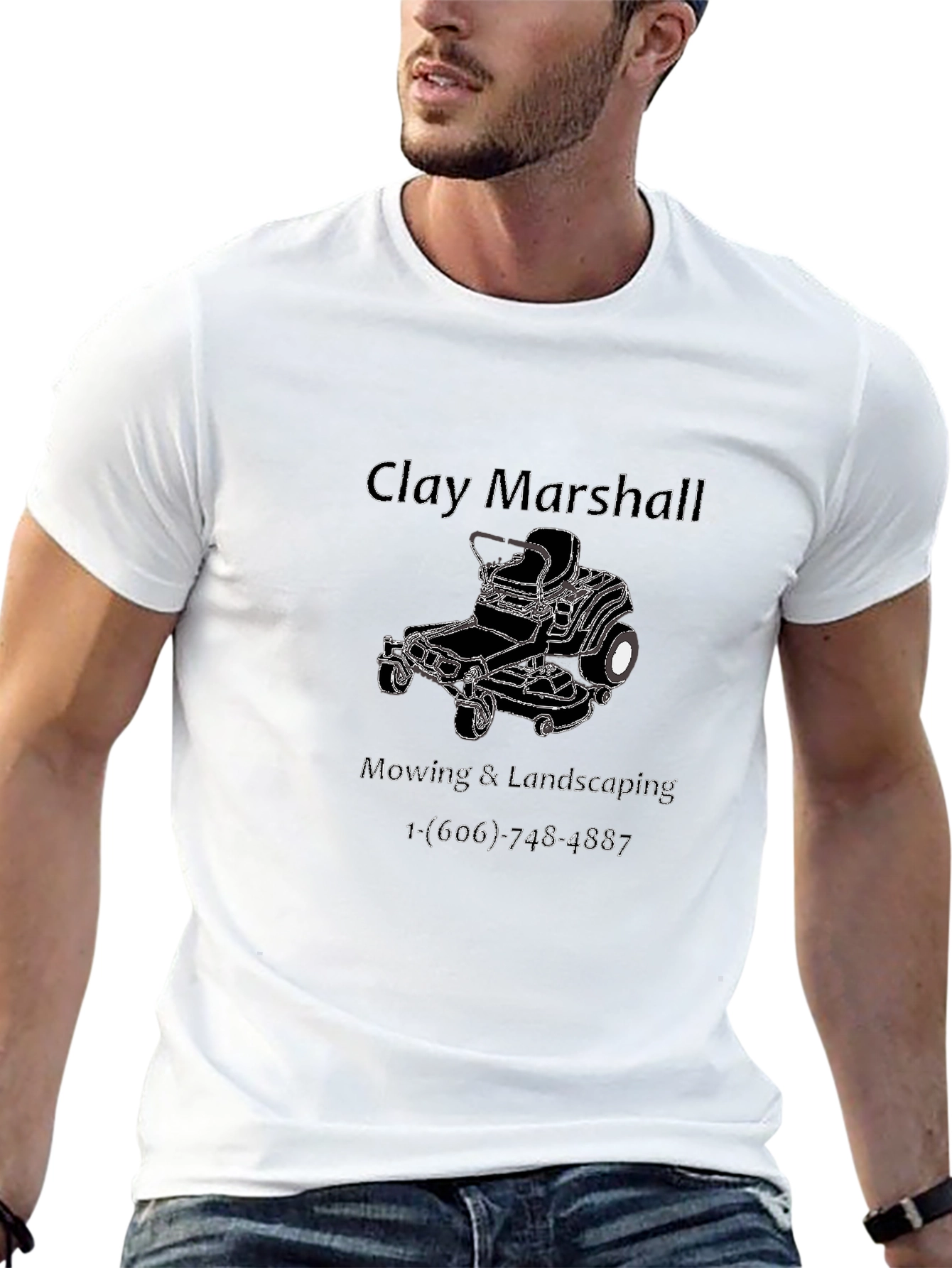 Clay Marshall Mowing T-Shirt