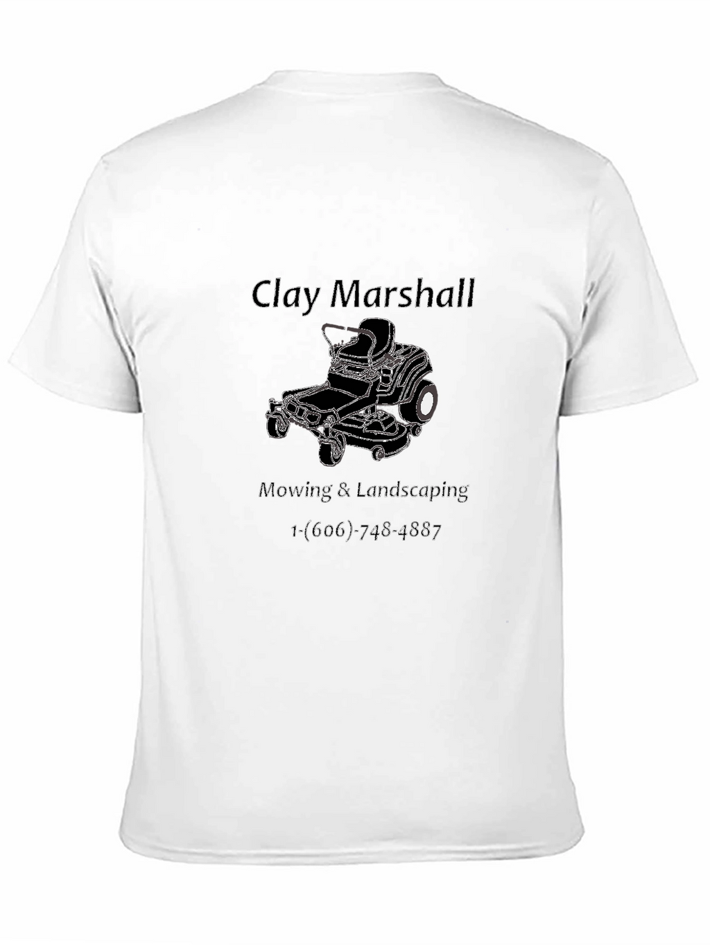 Clay Marshall Mowing T-Shirt