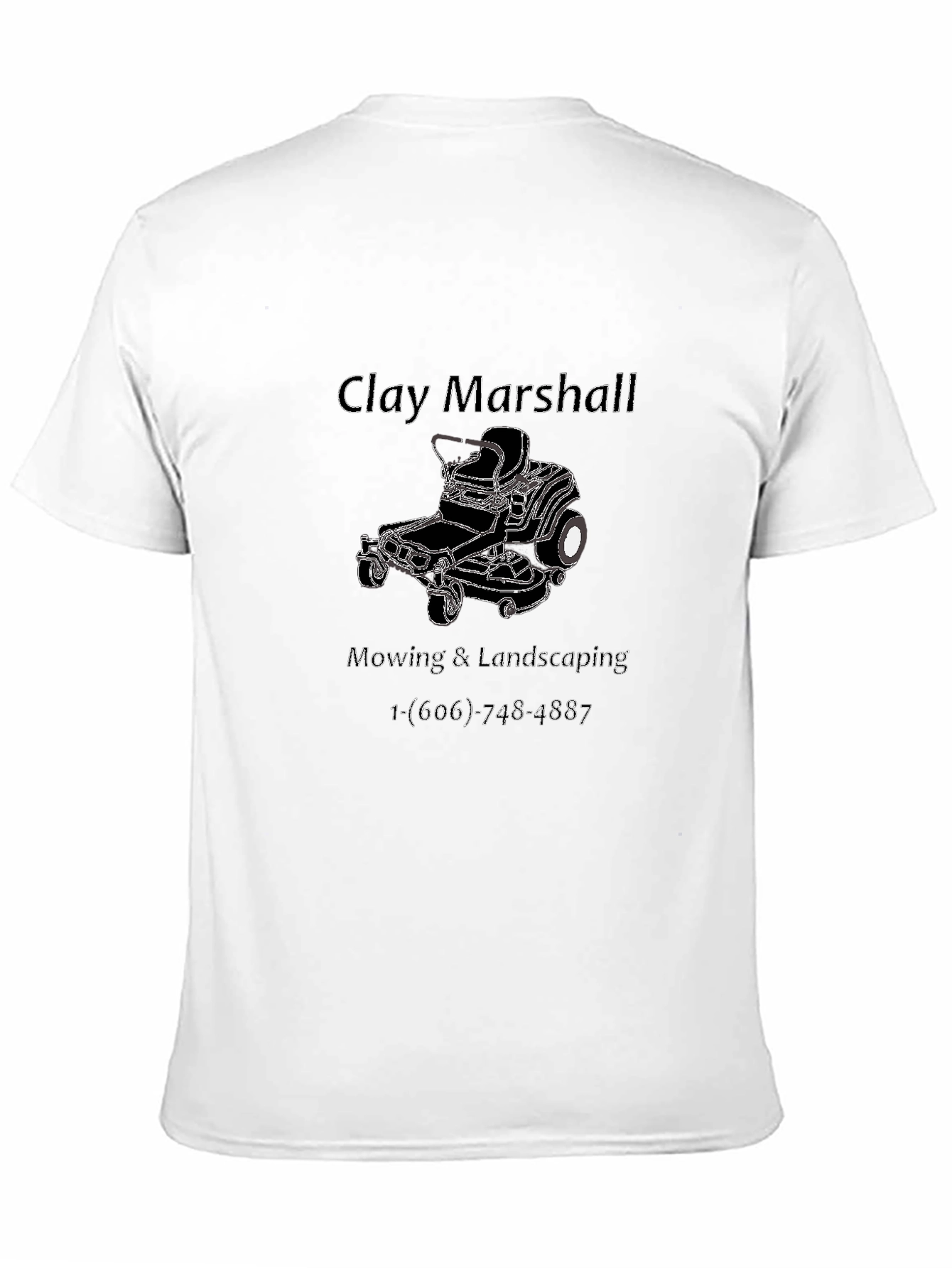 Clay Marshall Mowing T-Shirt