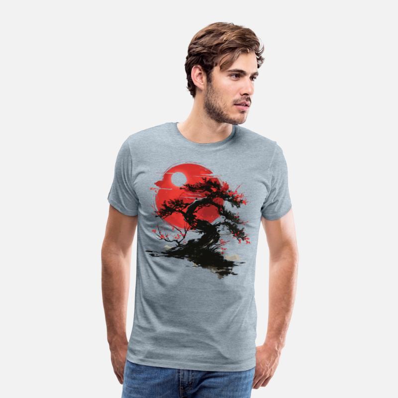 Japanese Tree Buddhism Red Moon Aesthetic