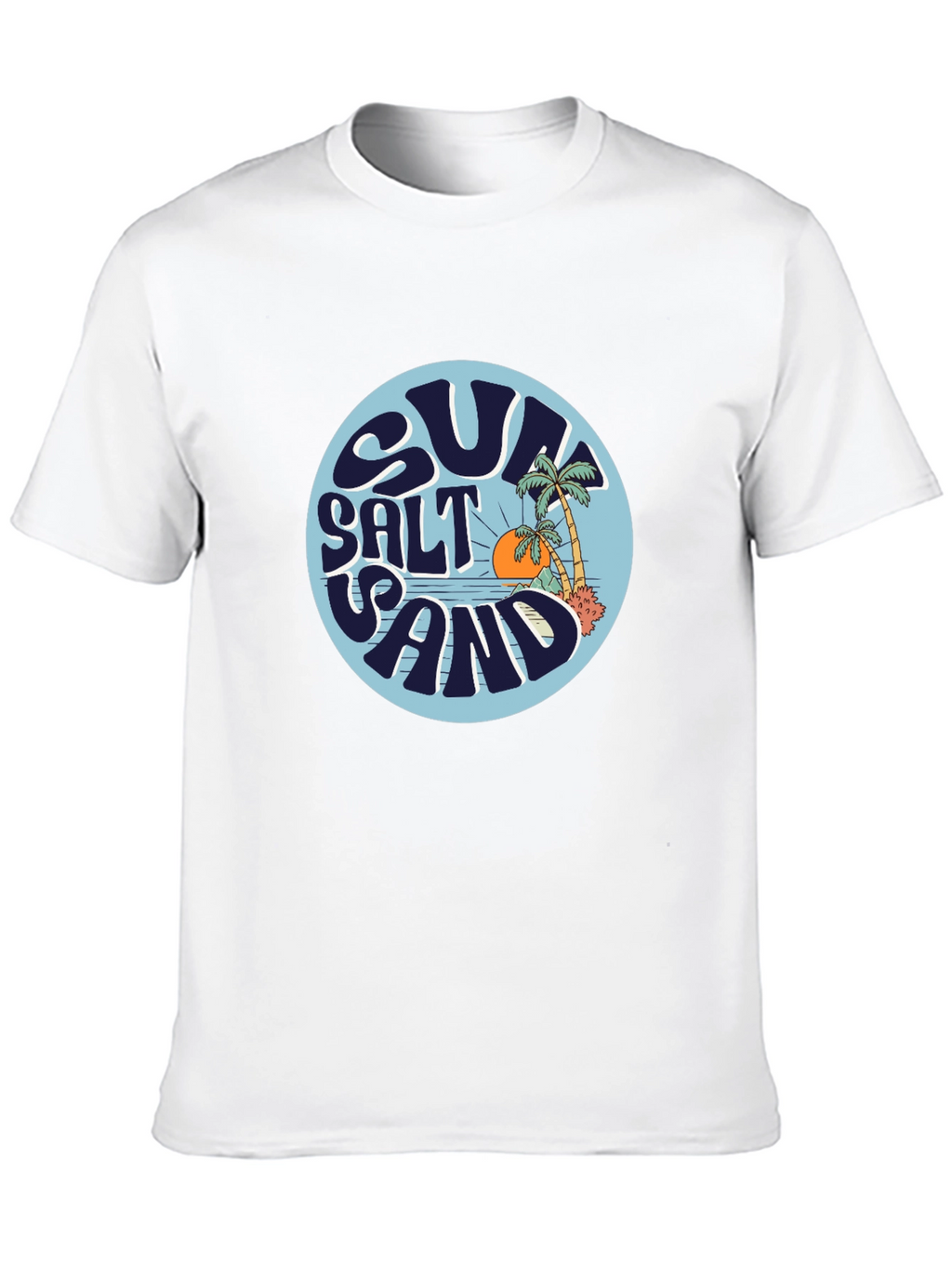 Sun Salt Sand Graphic Tee - Black