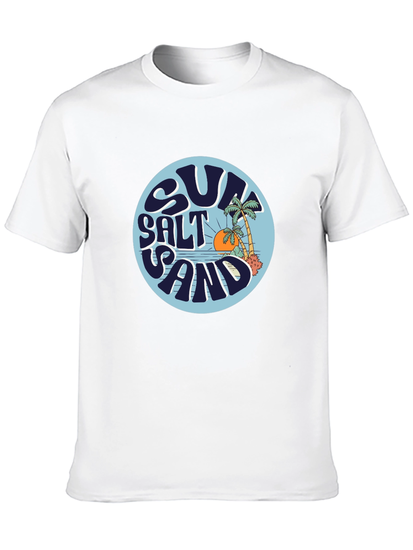 Sun Salt Sand Graphic Tee - Black