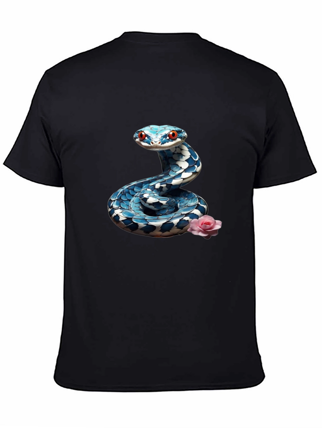 Snake & Rose Graphic Tee - Cool Print Shirt