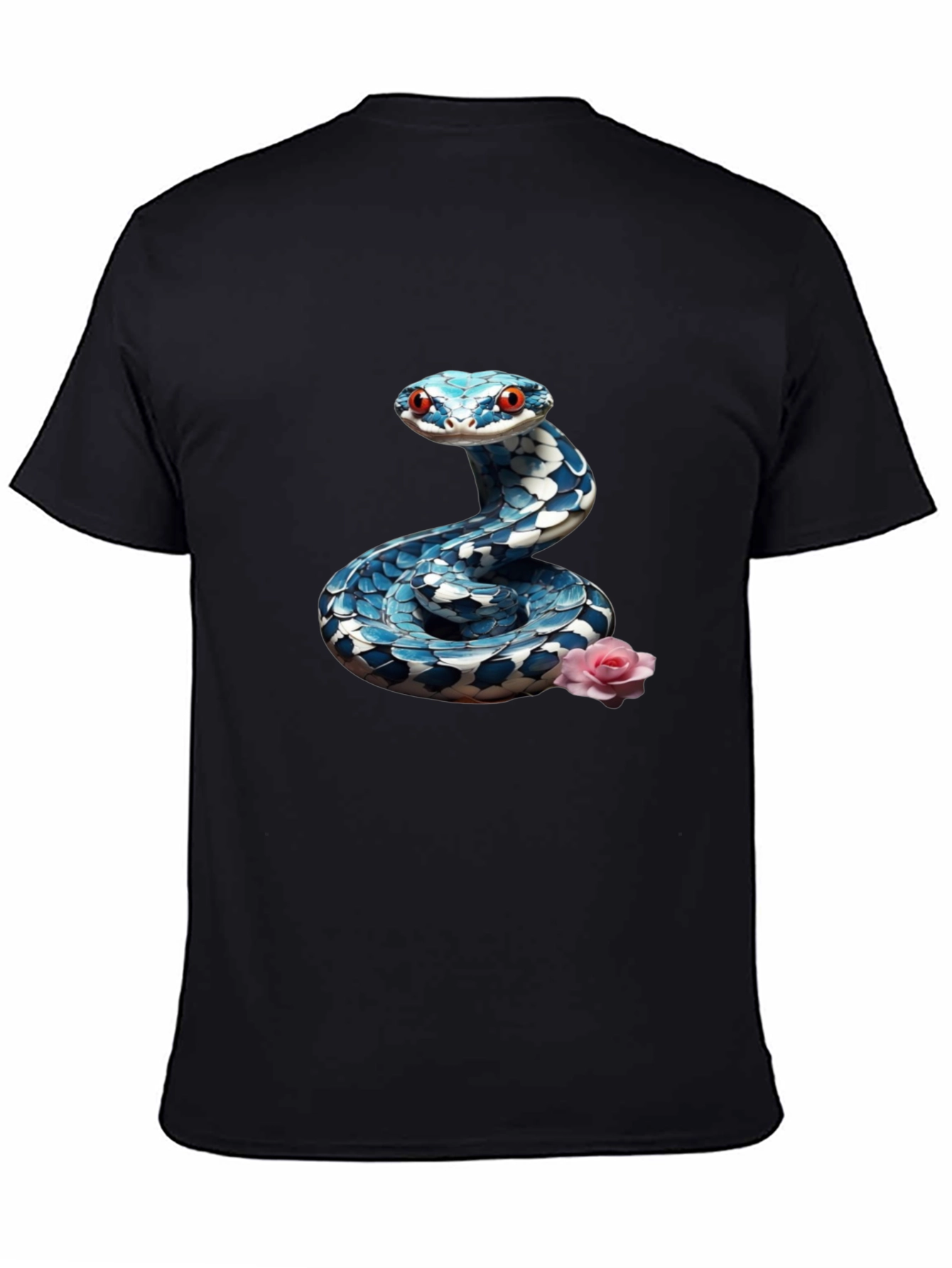 Snake & Rose Graphic Tee - Cool Print Shirt