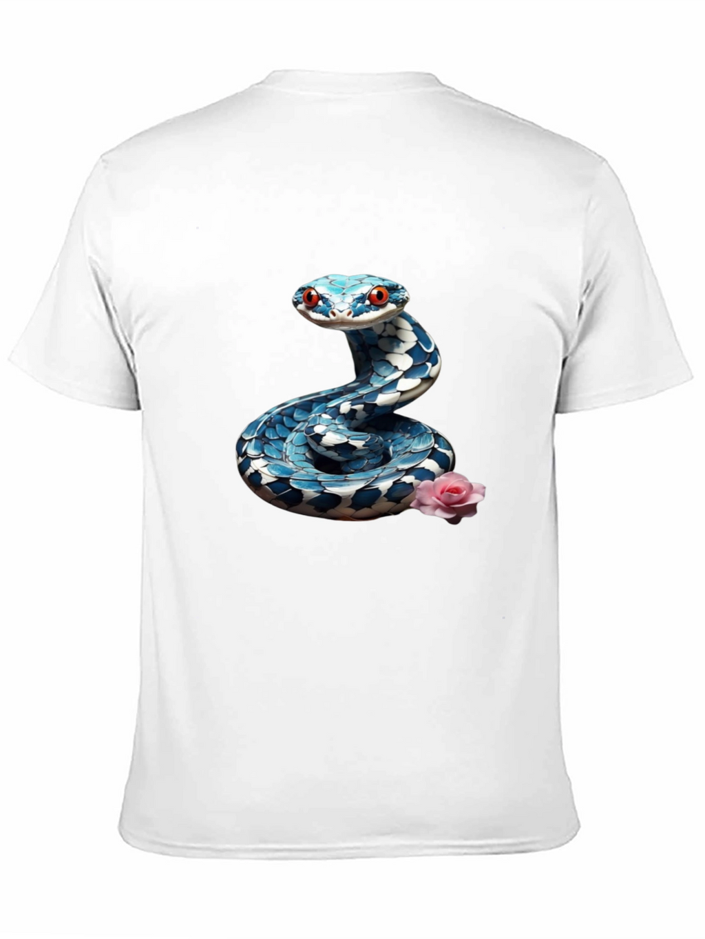 Snake & Rose Graphic Tee - Cool Print Shirt