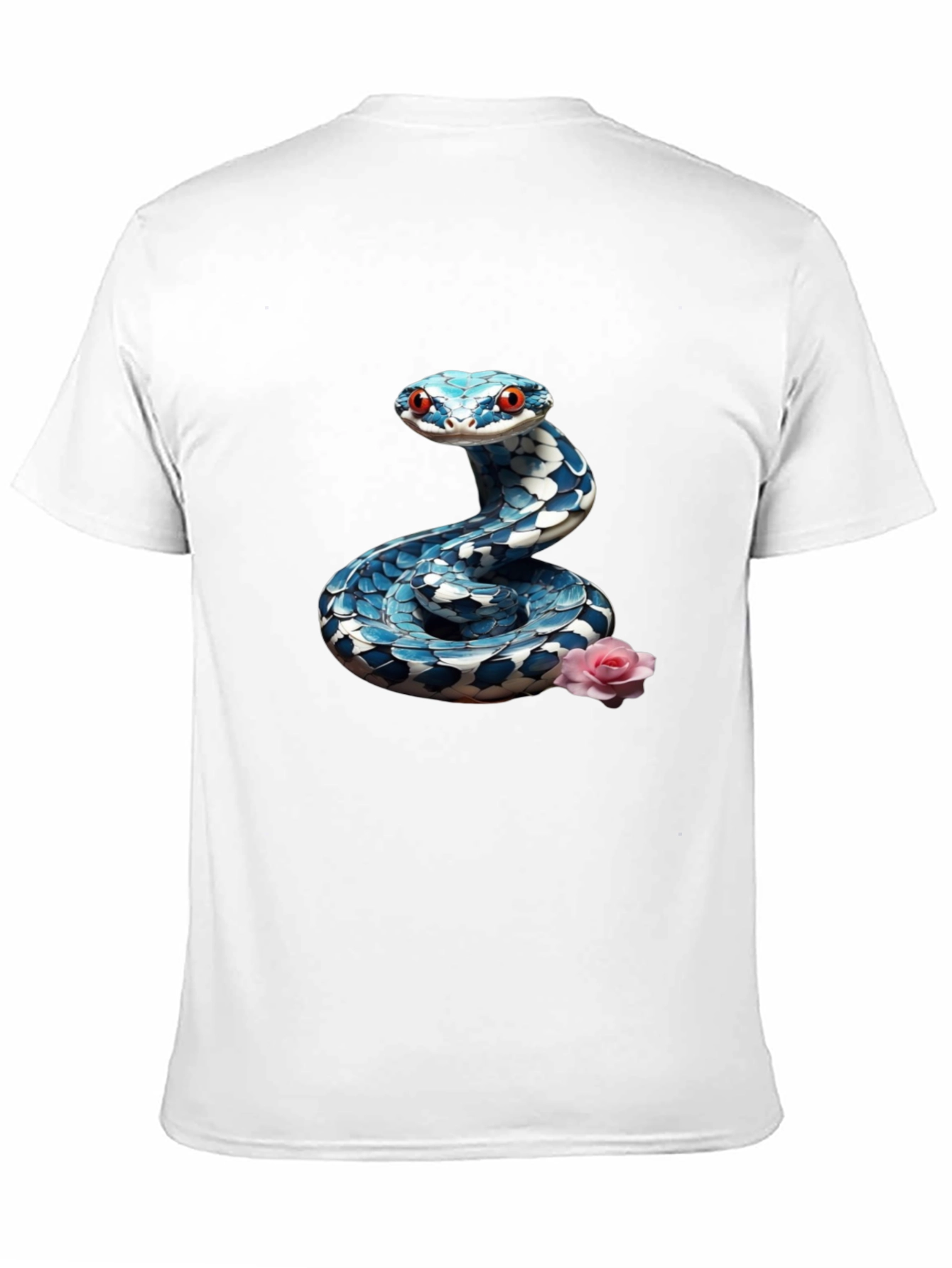 Snake & Rose Graphic Tee - Cool Print Shirt