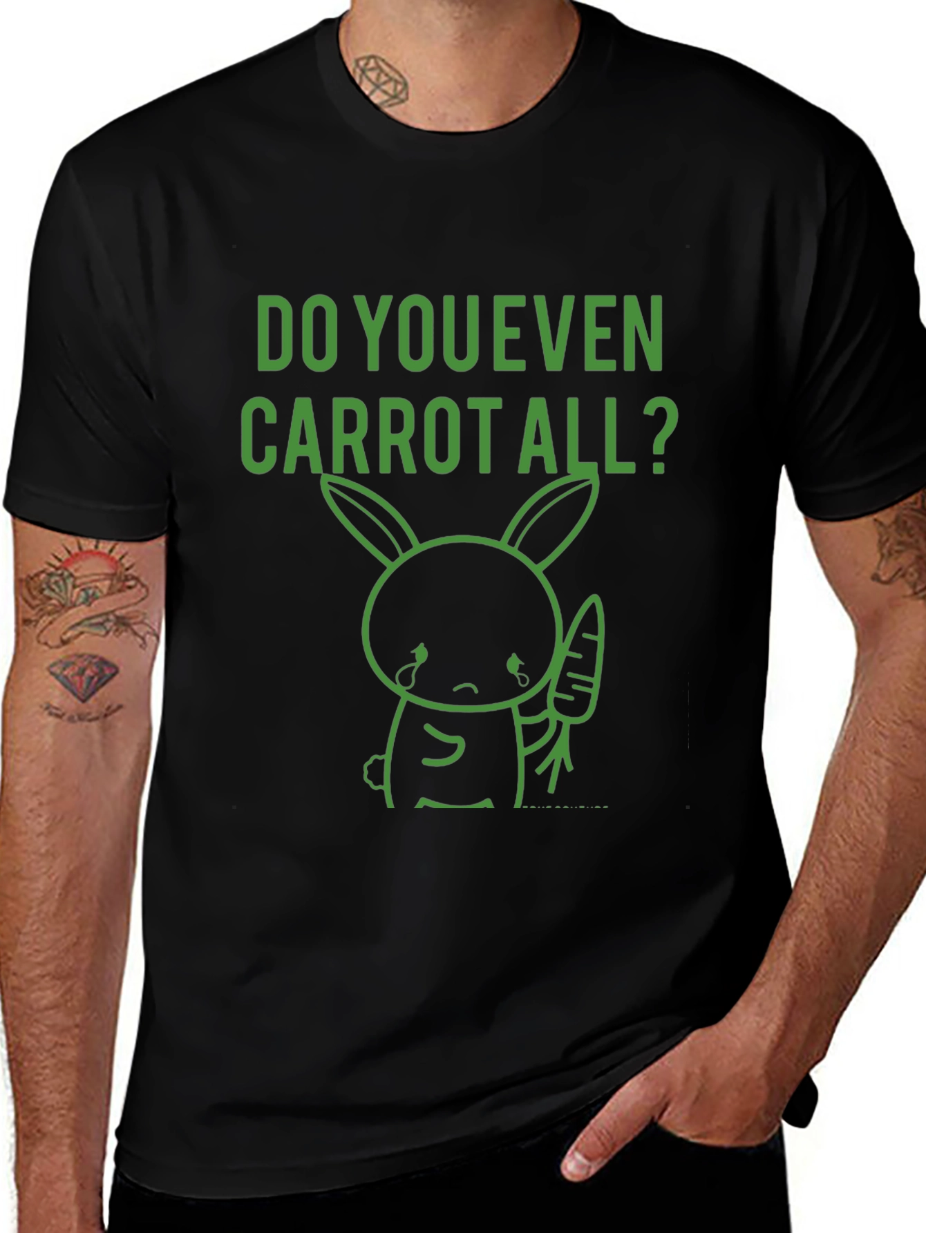 Funny Bunny Carrot T-Shirt - Do You Even Carrot All?