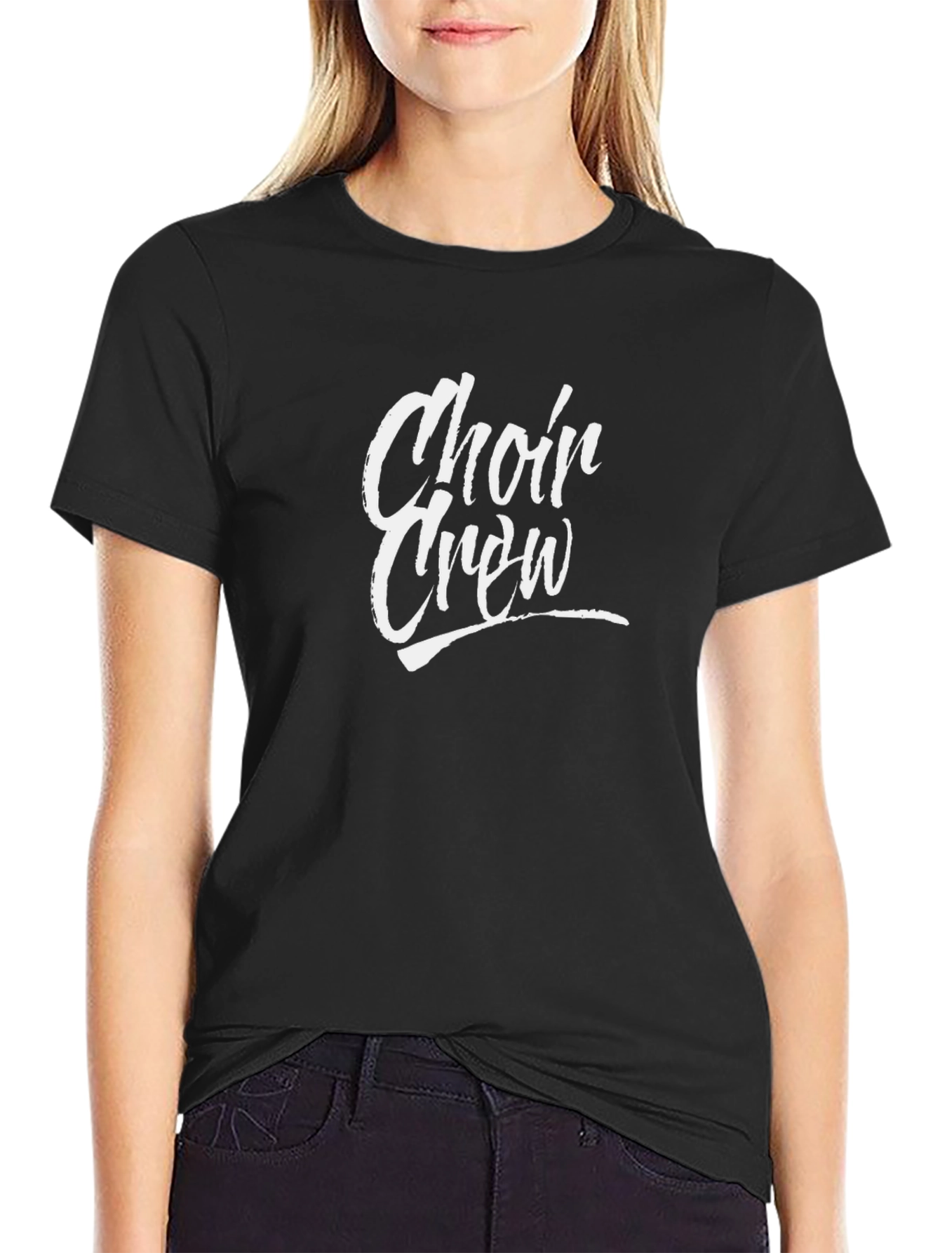 Choir Crew T-Shirt - Black