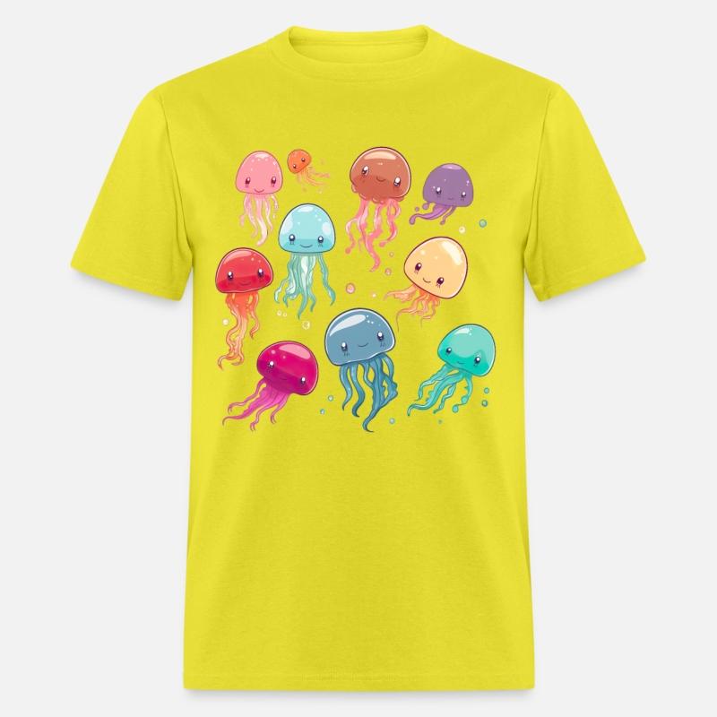 Jellyfish Shoal Sea Beach Meduse Marine Diver