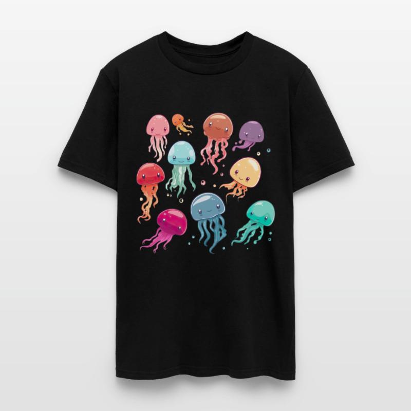 Jellyfish Shoal Sea Beach Meduse Marine Diver