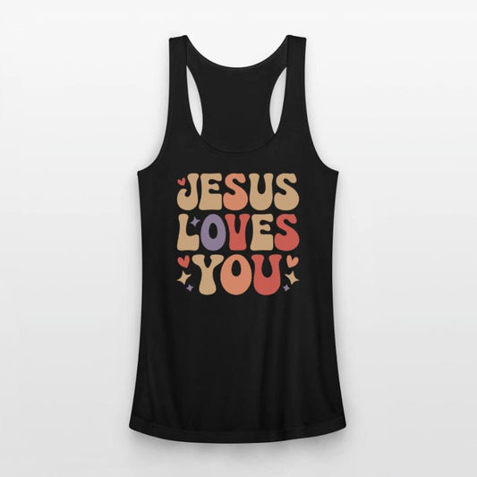 Jesus Loves You Christian Christianity Groovy