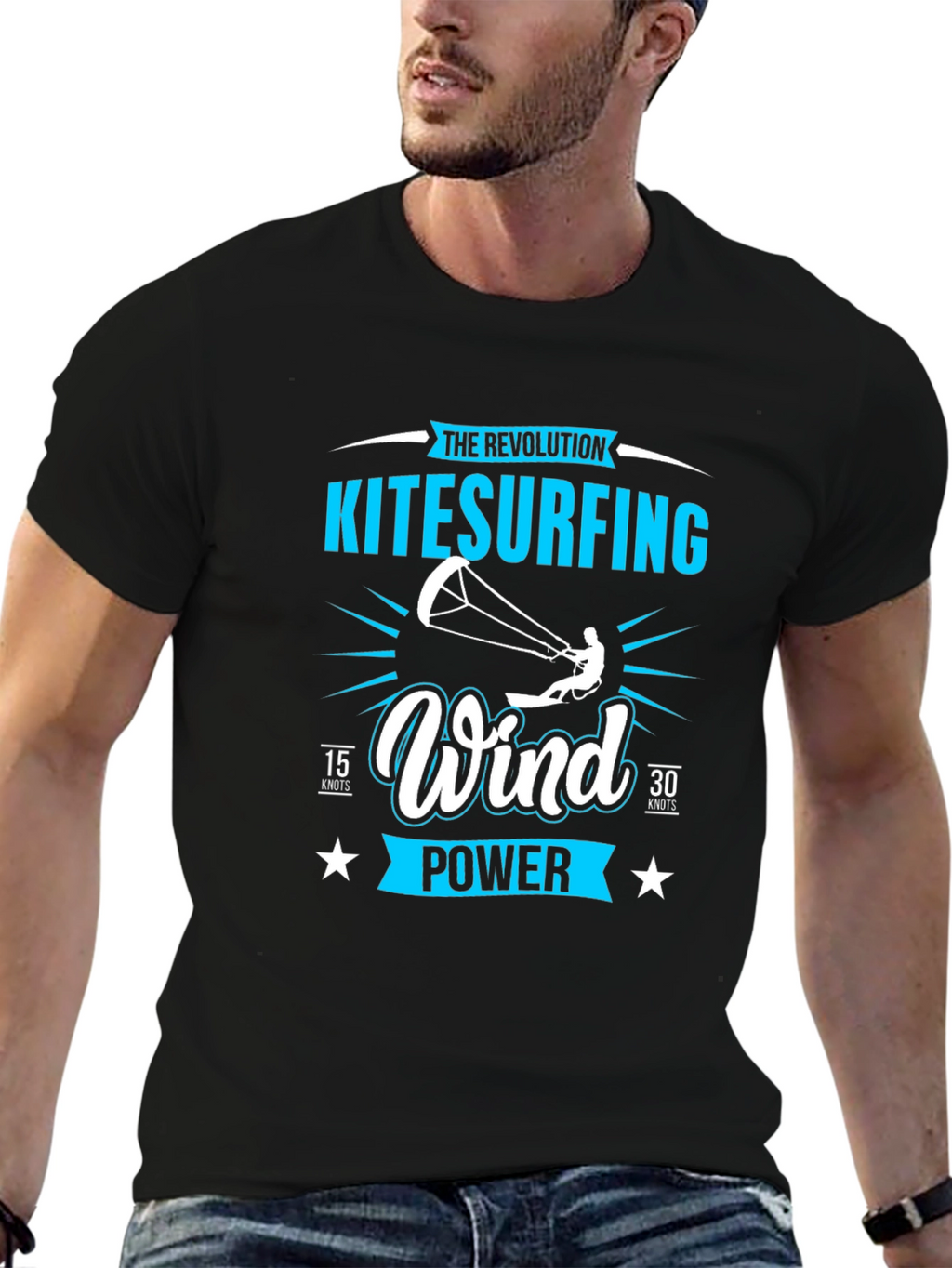 Kitesurfing Revolution Wind Power T-Shirt