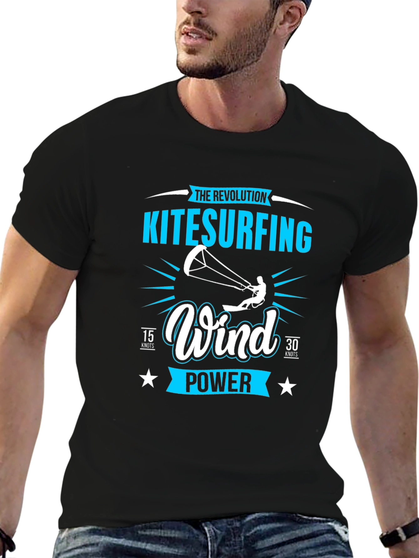 Kitesurfing Revolution Wind Power T-Shirt