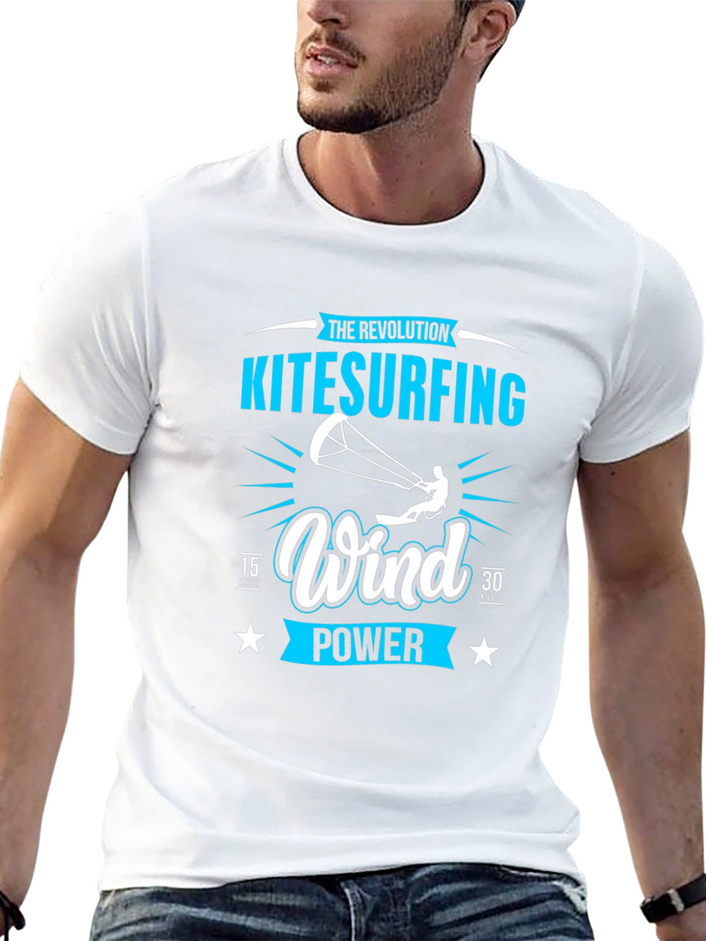 Kitesurfing Revolution Wind Power T-Shirt