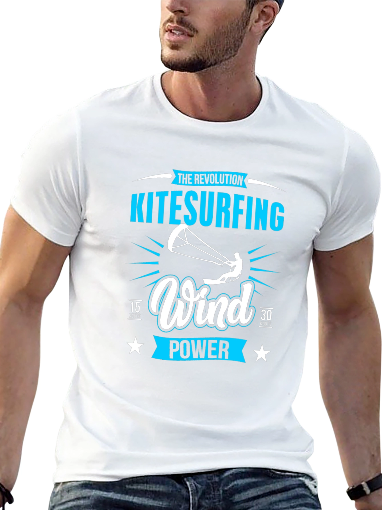 Kitesurfing Revolution Wind Power T-Shirt