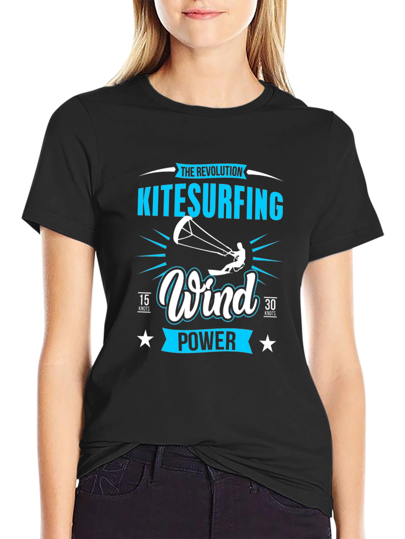 Kitesurfing Revolution Wind Power T-Shirt