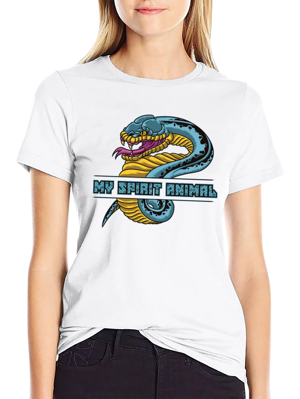My Spirit Animal Snake Graphic T-Shirt
