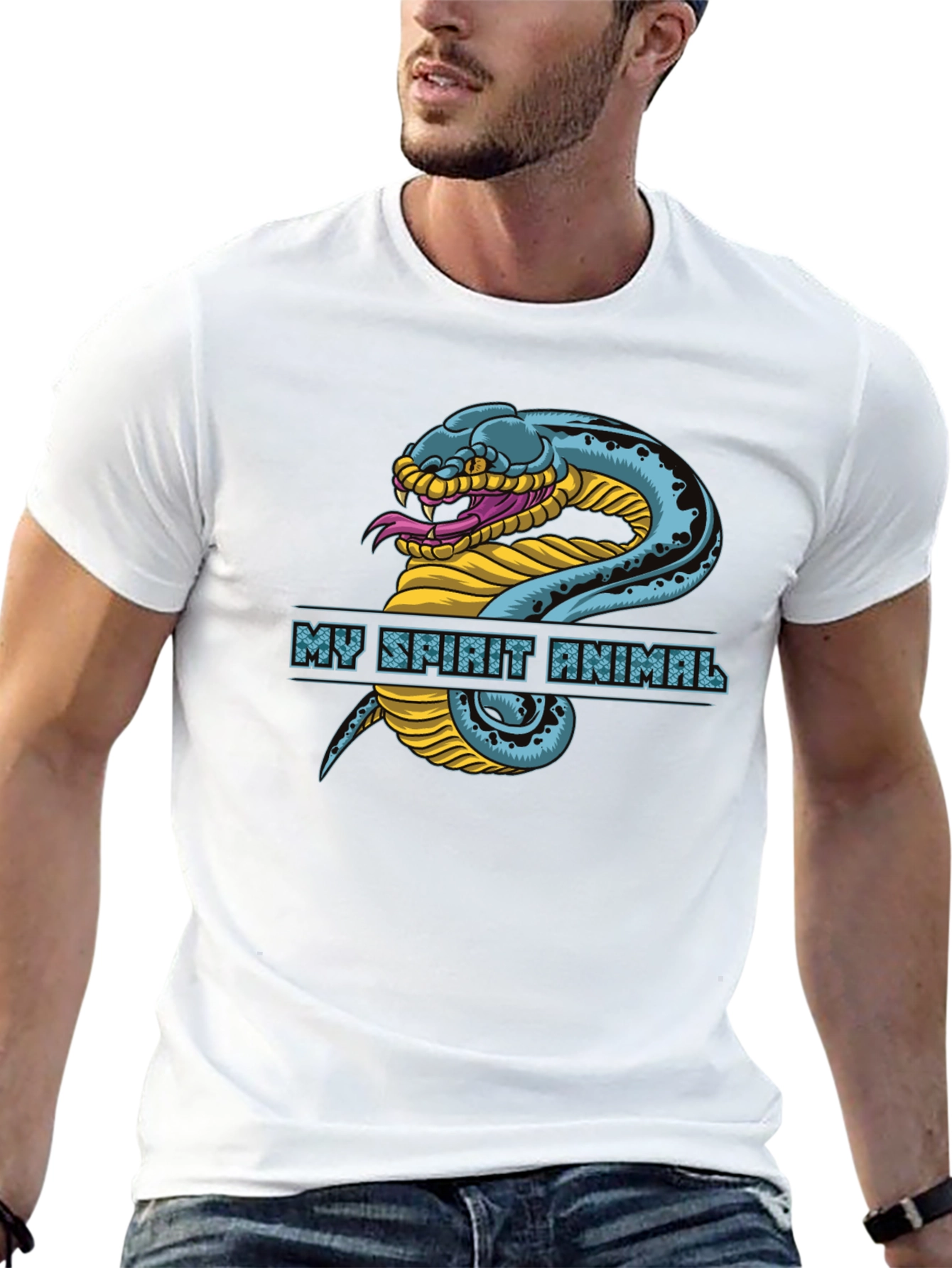 My Spirit Animal Snake Graphic T-Shirt