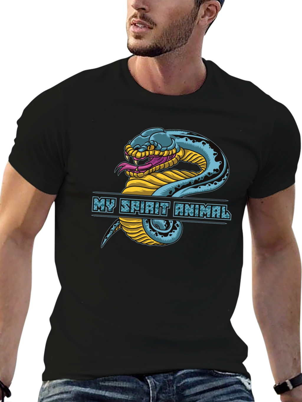 My Spirit Animal Snake Graphic T-Shirt